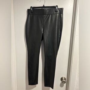 Loft Faux Leather Leggings Women Size M